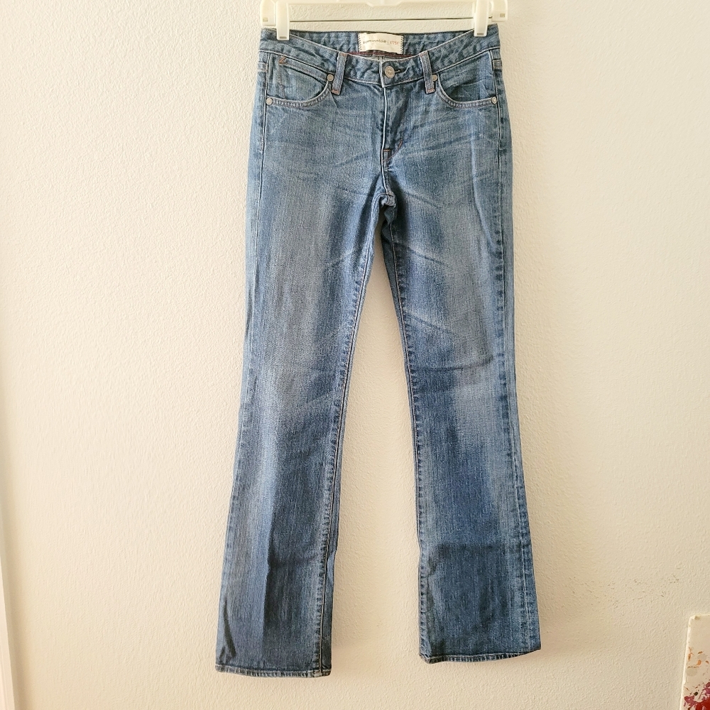 Paper denim & Cloth bootcut jeans size 27 blue light wash 33" inseam 8" rise
